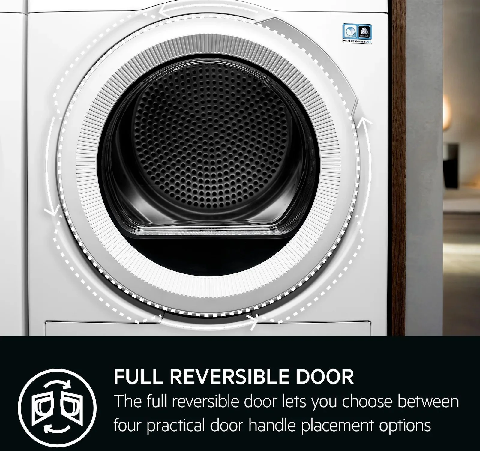 AEG Freestanding Condenser Tumble Dryer Heat Pump TR739G4B - White - Image 4