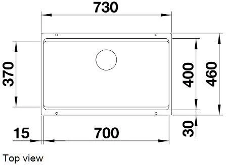 Blanco 1.0 Bowl Sink BLANCOETAGON-700U-SILGRANIT - Various Colours - Image 8