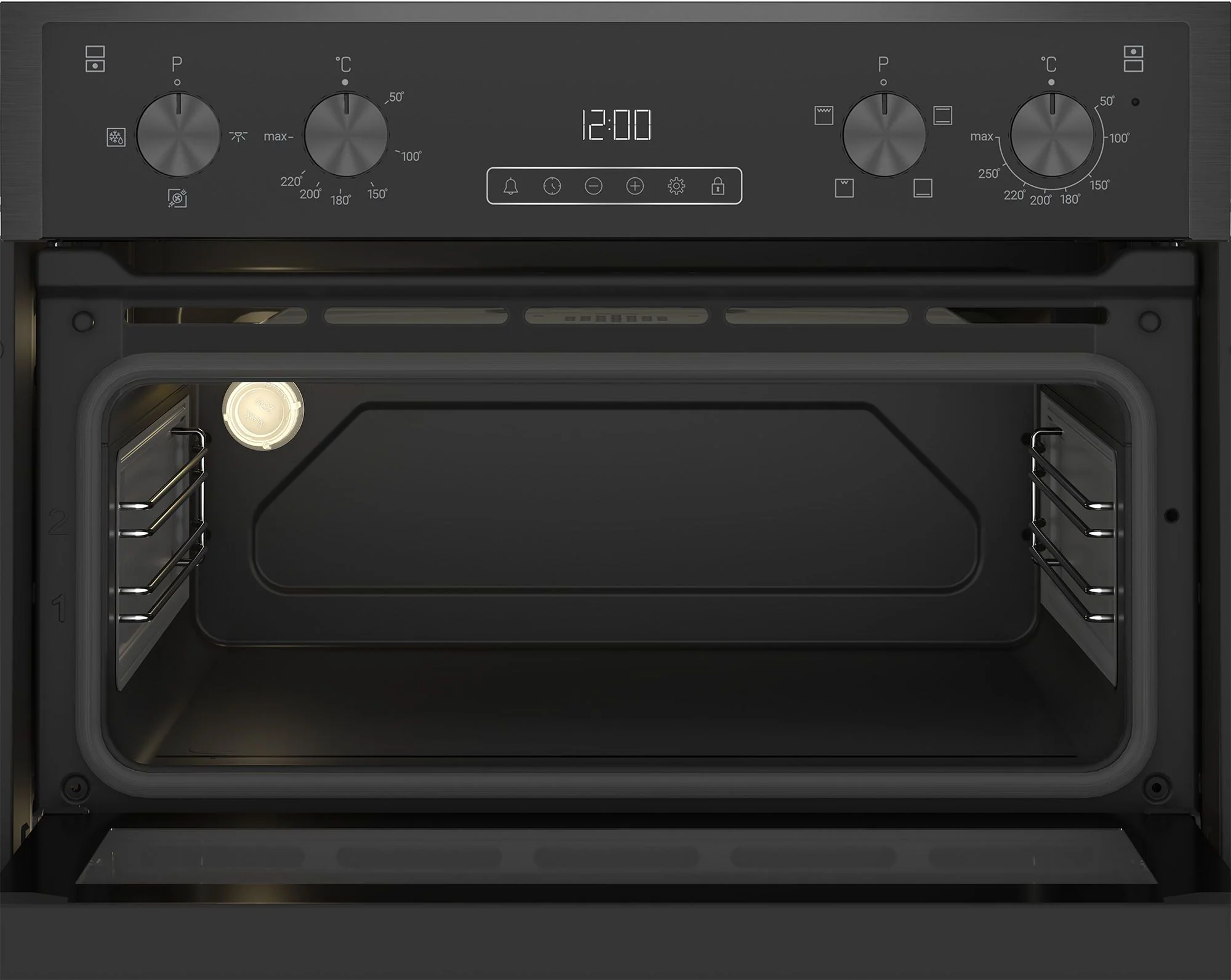 Blomberg Double B/I Oven Electric RODN9202DX - Dark Steel - Image 3
