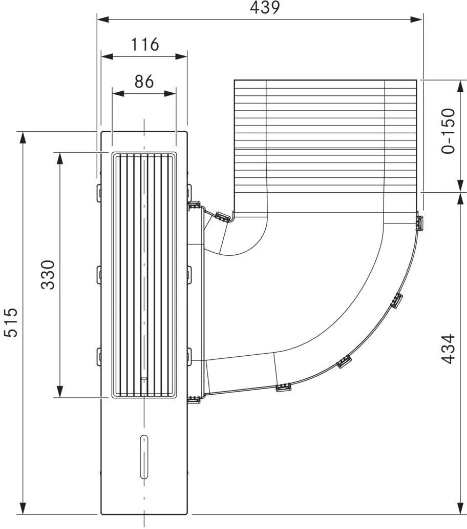 Bora Down Draft Extractor CKA2AB - Black - Image 5