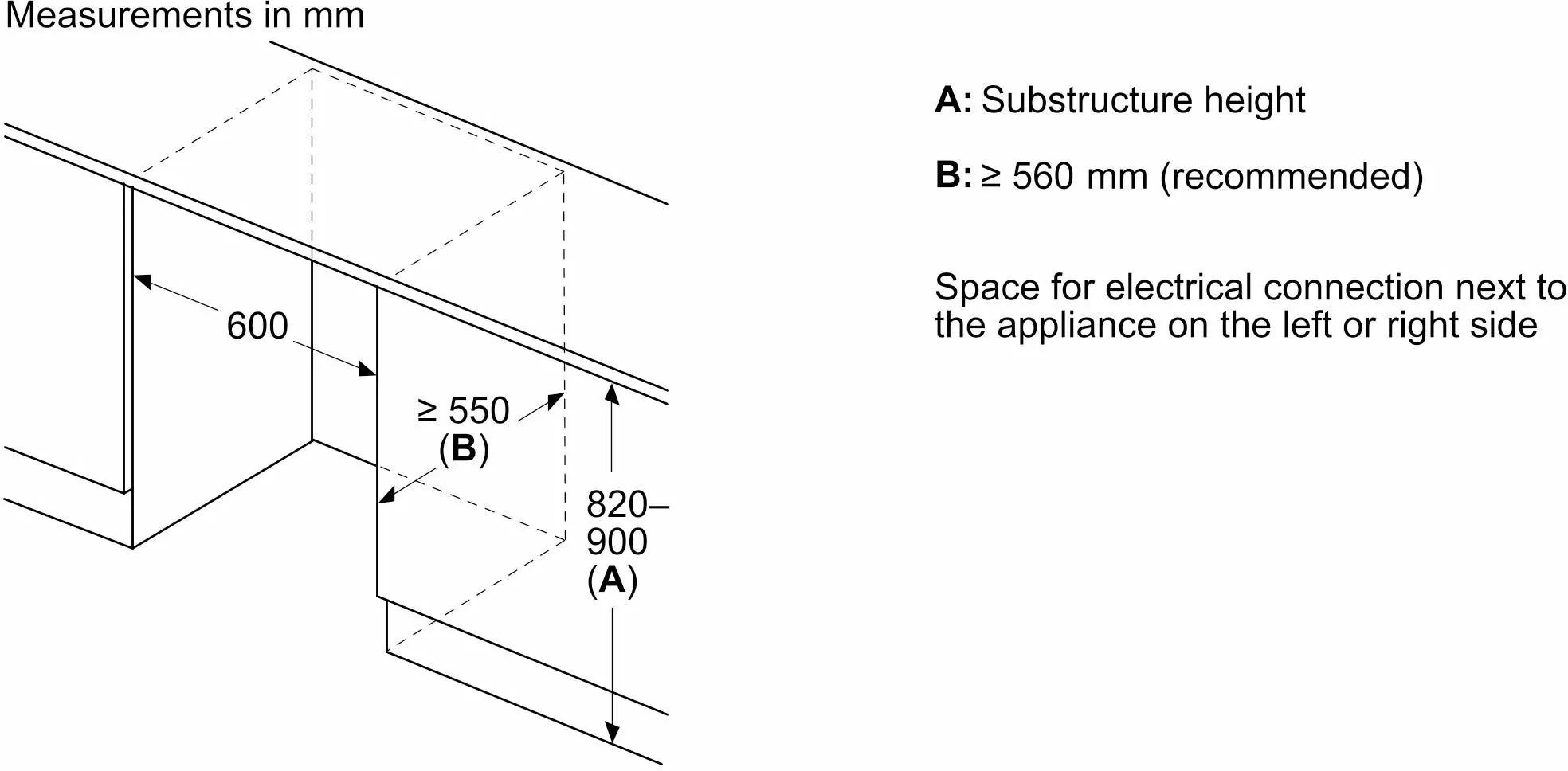 Bosch Built In Fridge Icebox KUL22VFD0G - Fully Integrated - Image 5