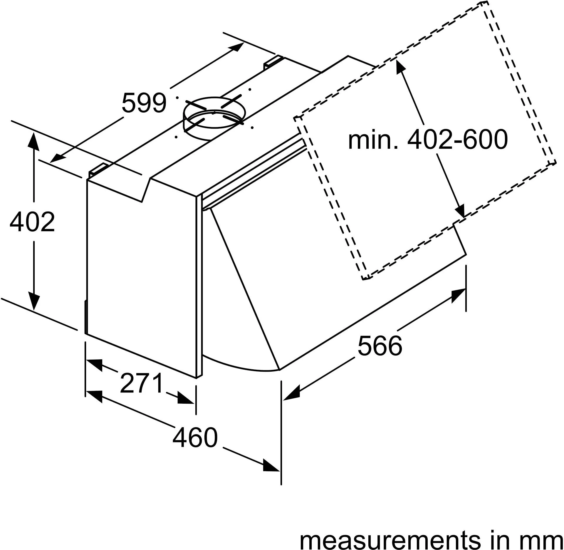 Bosch Integrated Hood DEM66AC00B - Metallic - Image 7