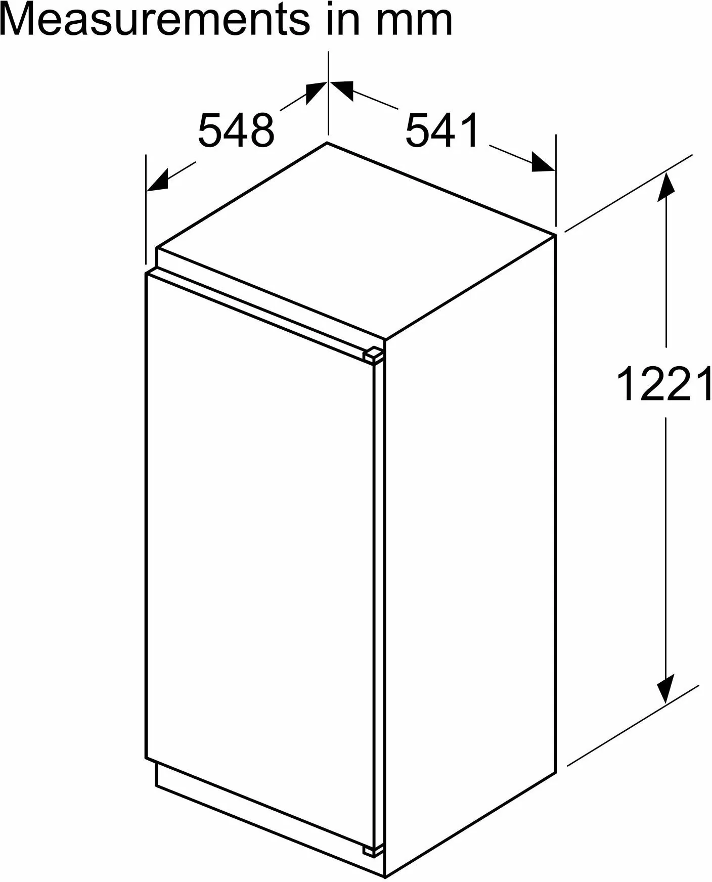 Bosch Built In Larder Fridge KIR41NSE0G - Fully Integrated - Image 10