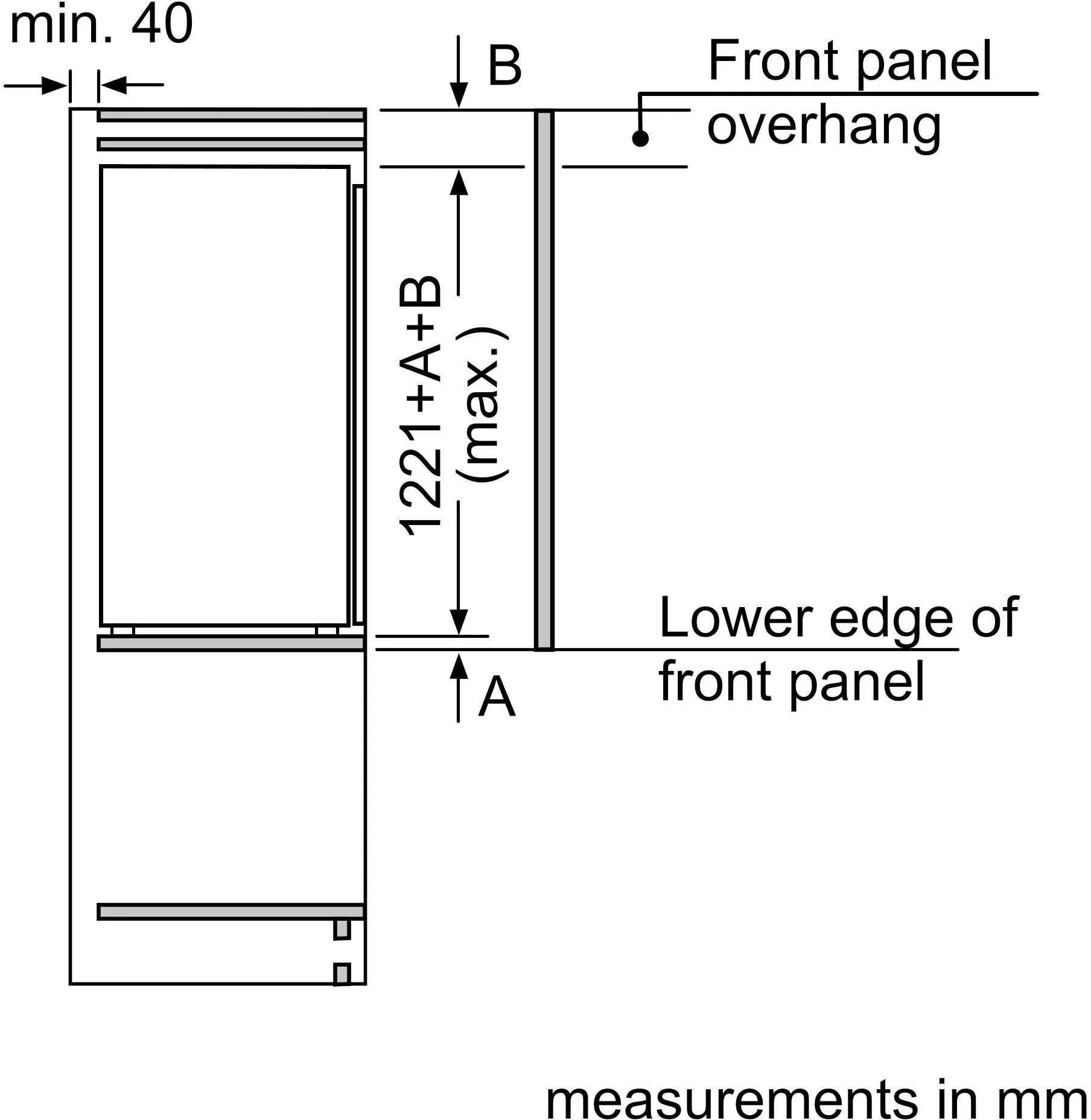 Bosch Built In Larder Fridge KIR41NSE0G - Fully Integrated - Image 8