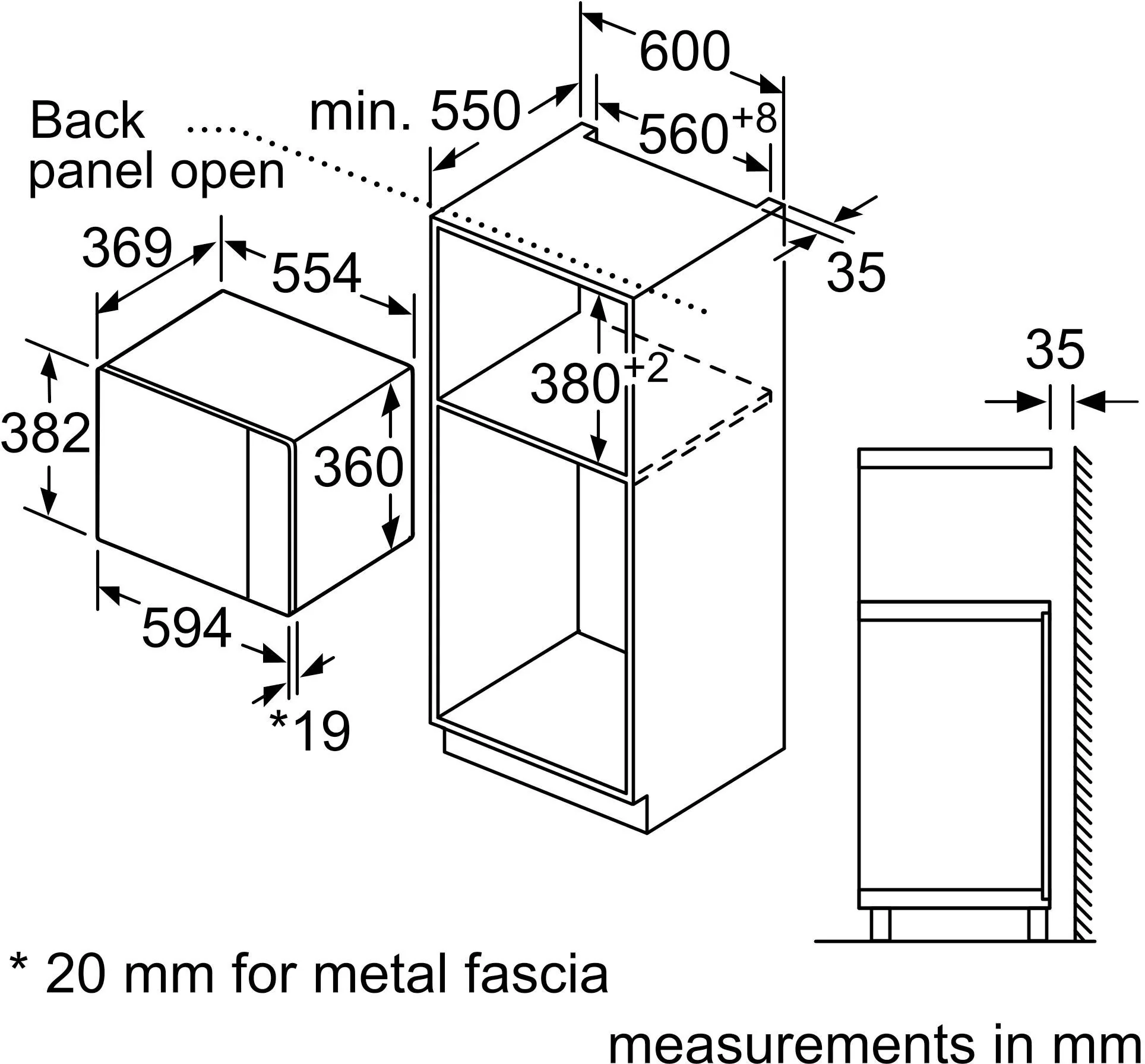 Bosch Microwave BFL553MS0B - Stainless Steel / Black - Image 7