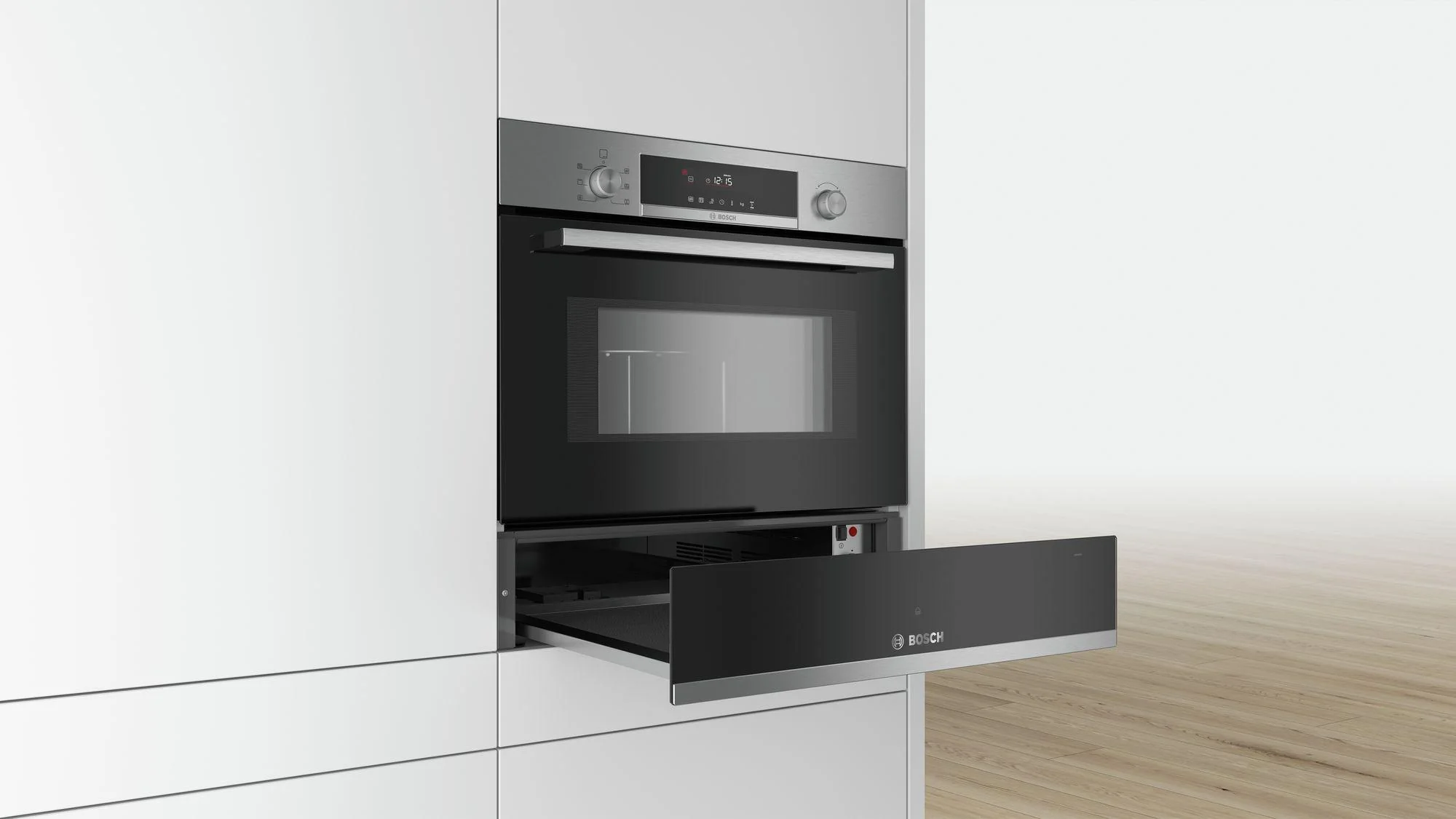 Bosch Warming Drawer BIC510NS0B - Stainless Steel / Black - Image 3