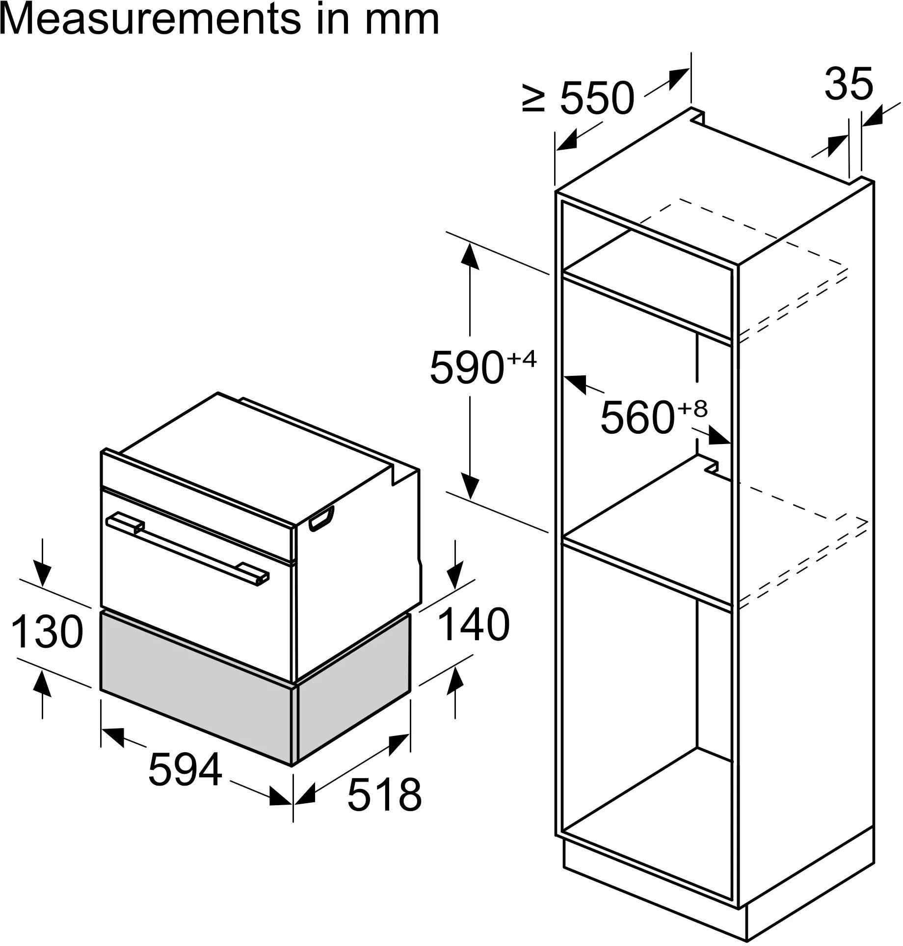 Bosch Warming Drawer BIC7101B1B - Black - Image 9