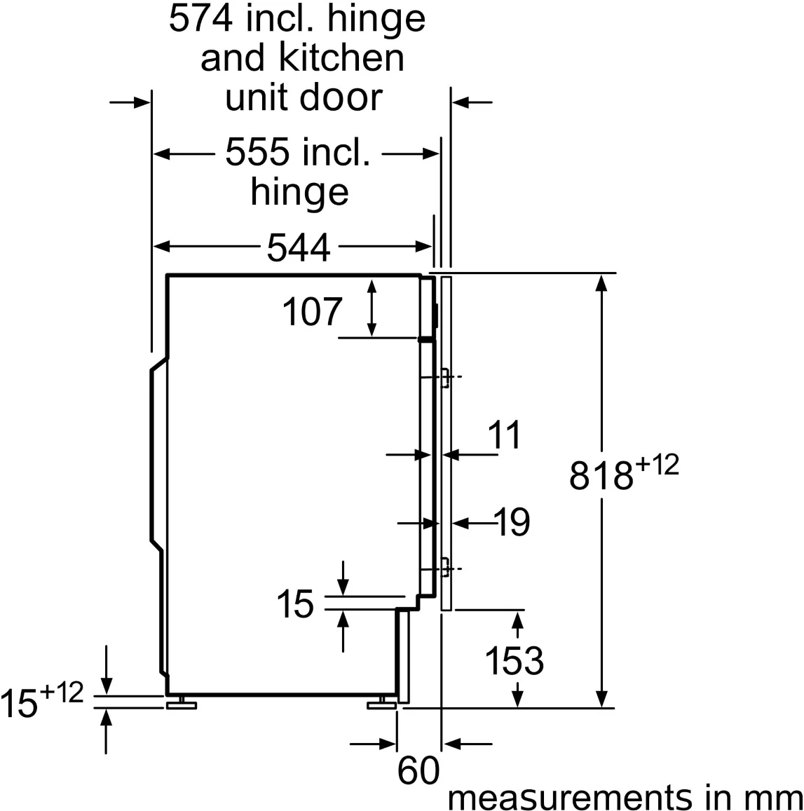 Bosch Built In Washing Machine Fully WIW28302GB - Fully Integrated - Image 8