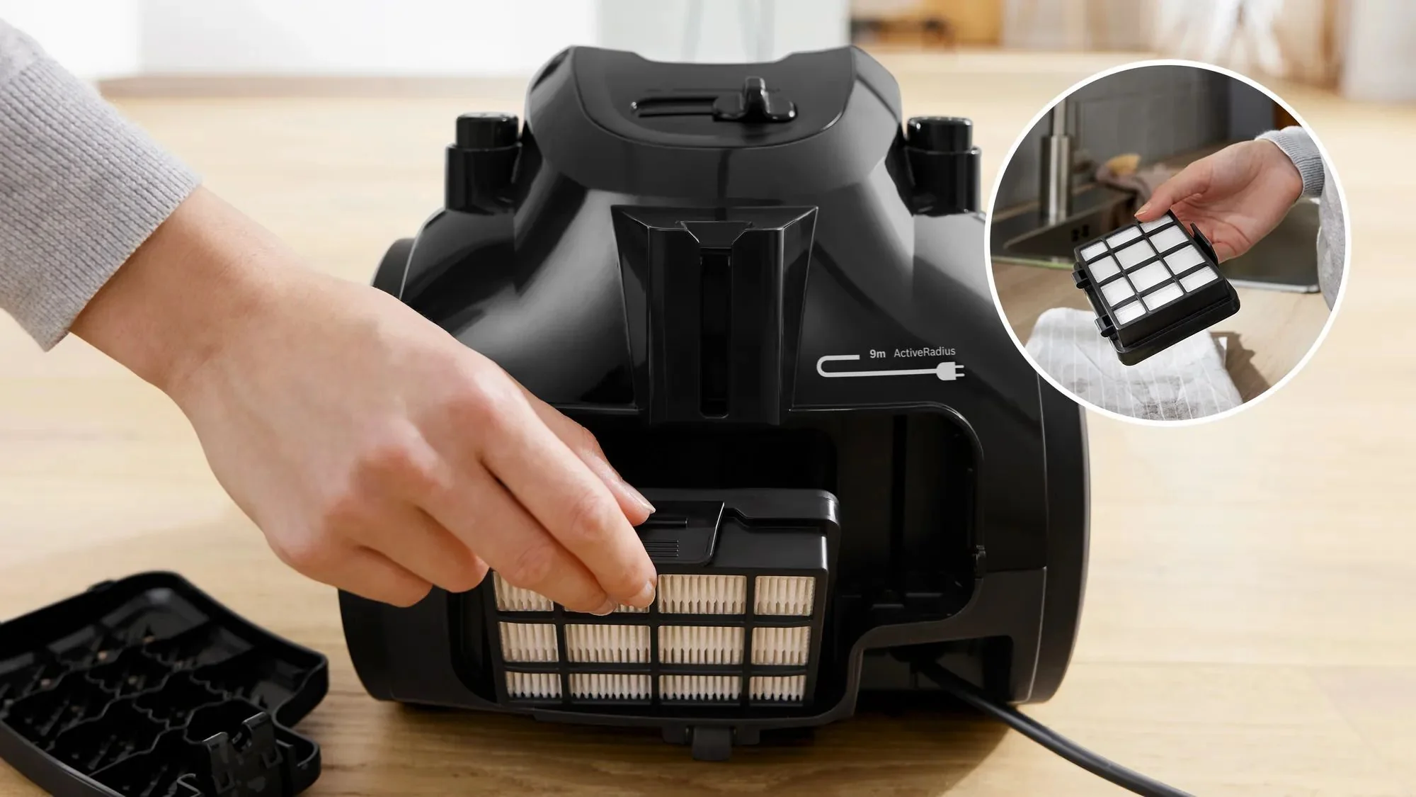 Bosch Cylinder Cleaner BGS05BA2GB - Black - Image 2