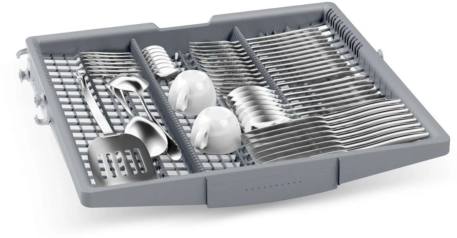 Bosch Freestanding 60 Cm Dishwasher SMS2HVI67G - Silver Inox - Image 11