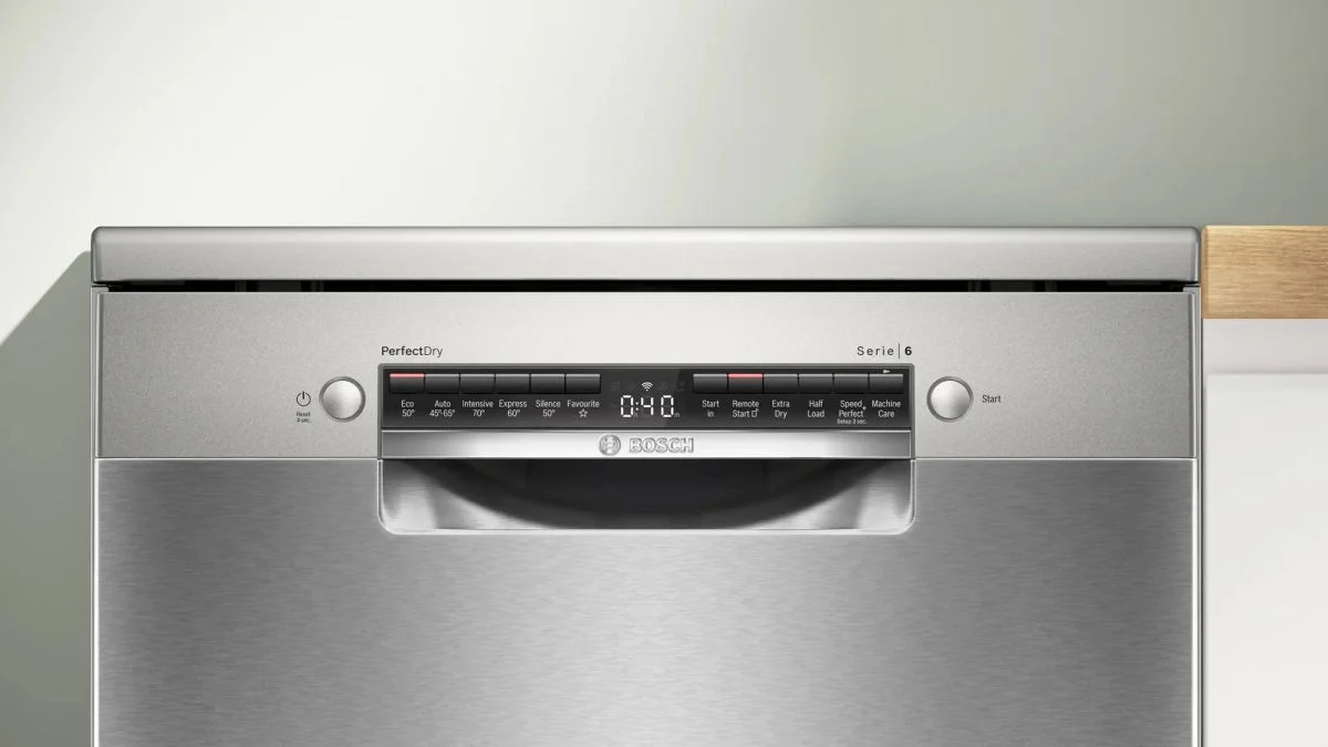 Bosch Freestanding 60 Cm Dishwasher SMS6ZCI10G - Silver Inox - Image 4