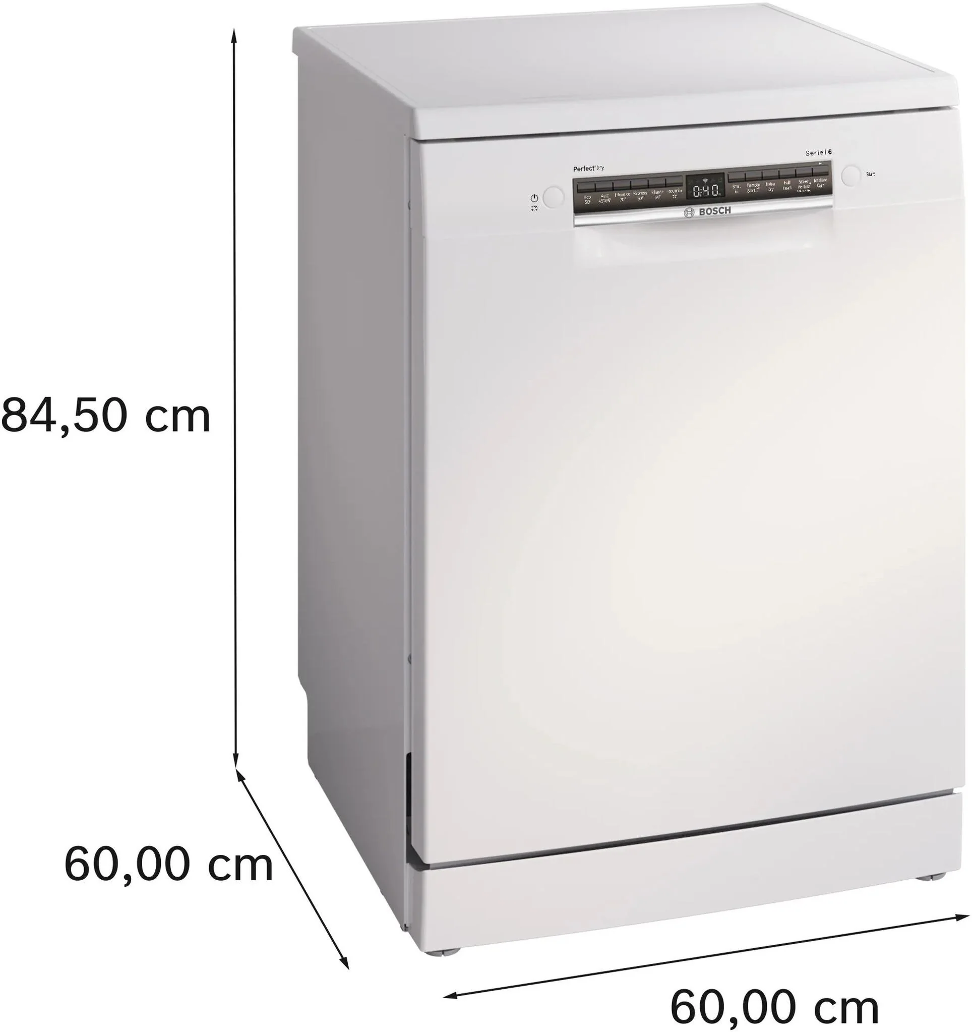Bosch Freestanding 60 Cm Dishwasher SMS6ZCW10G - White - Image 12