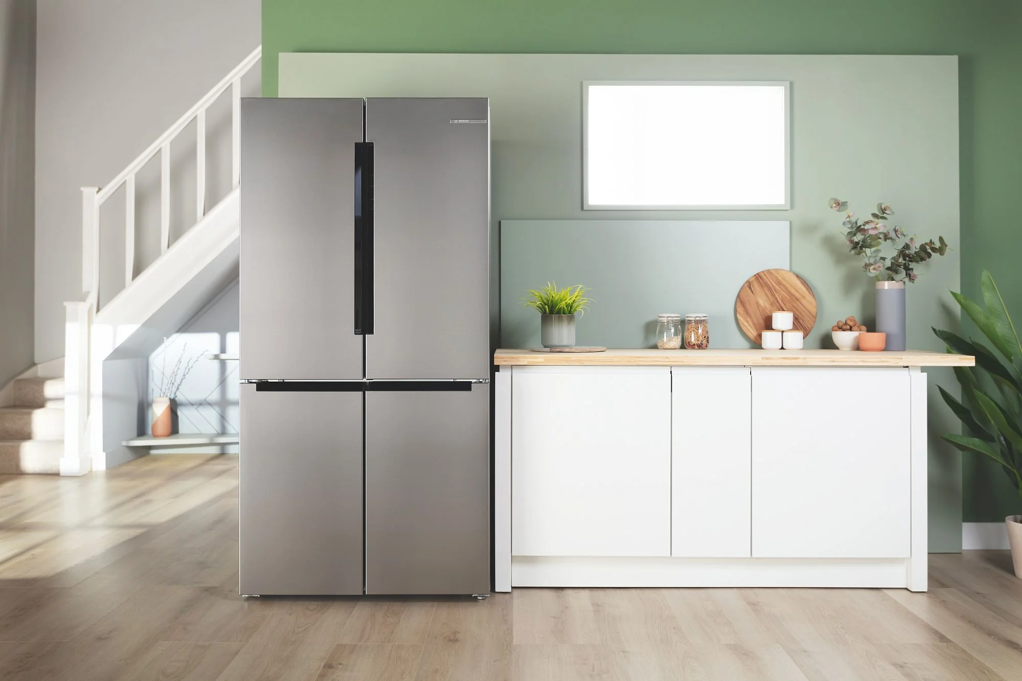 Bosch Freestanding American Style Refrigeration KFN96VPEAG - Metallic Silver Doors - Image 10