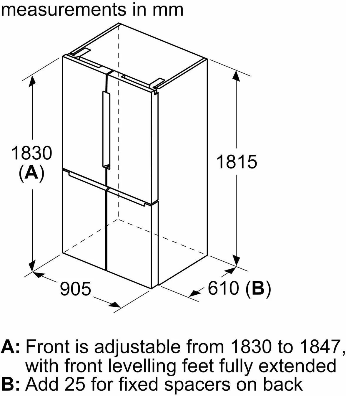 Bosch Freestanding American Style Refrigeration KFN96VPEAG - Metallic Silver Doors - Image 12