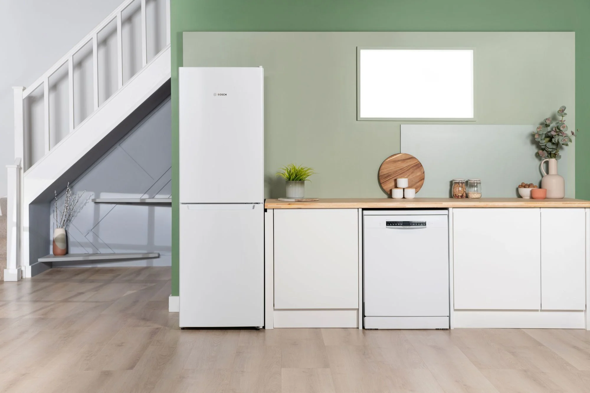 Bosch Freestanding Fridge Freezer Frost Free KGN34NWEAG - White - Image 3