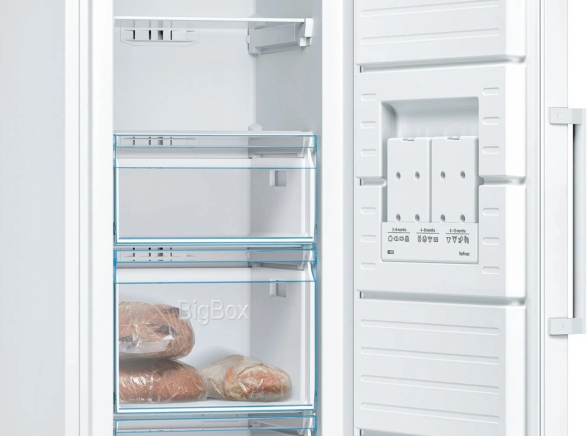 Bosch Freestanding Upright Freezer Frost Free GSN36VWEPG - White - Image 4
