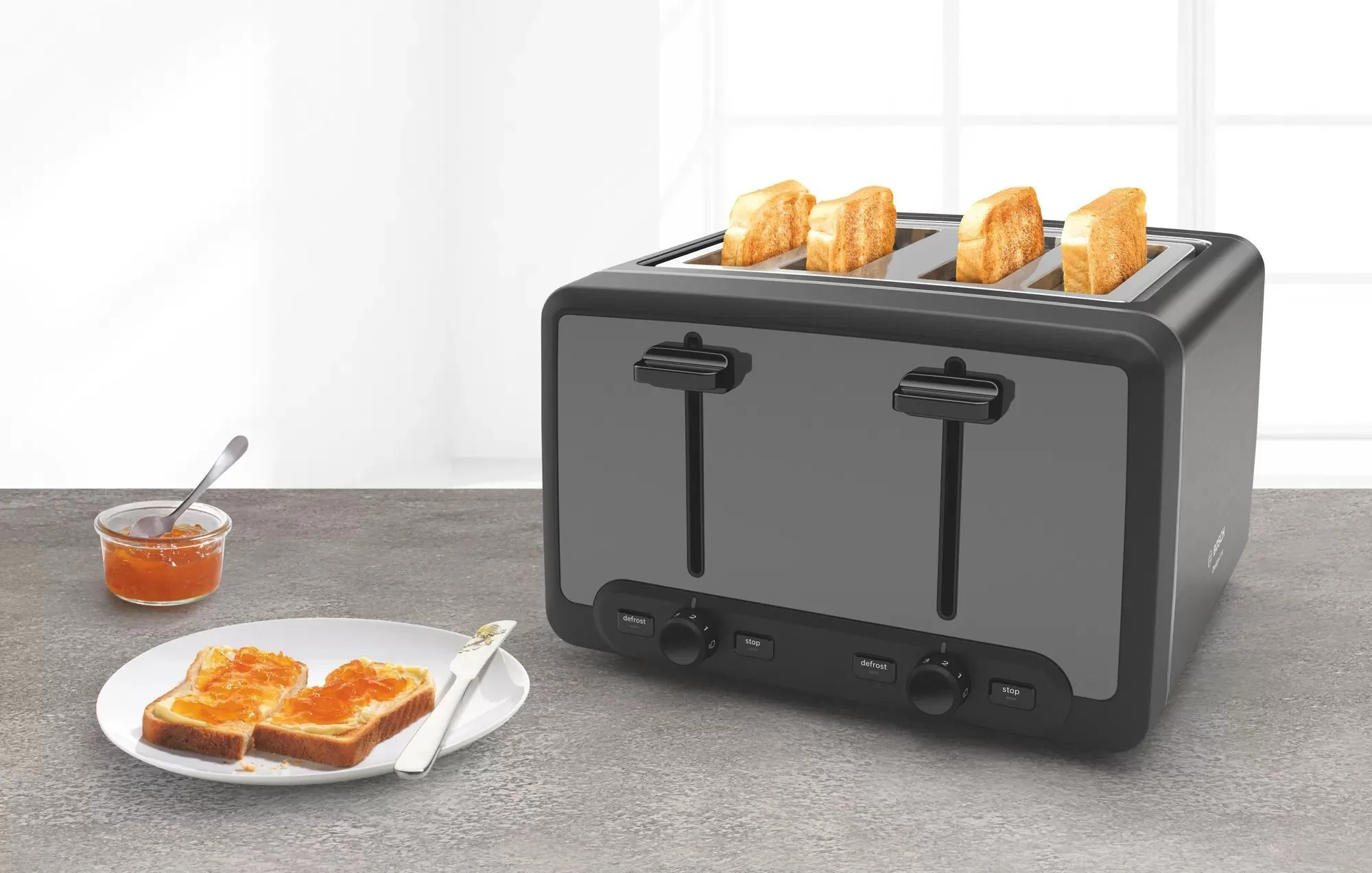 Bosch Toaster TAT5P445GB - Anthracite - Image 9