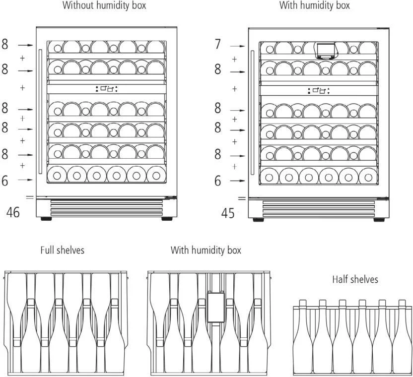 Caple Built In Wine Cooler WI6135 - Stainless Steel - Image 4
