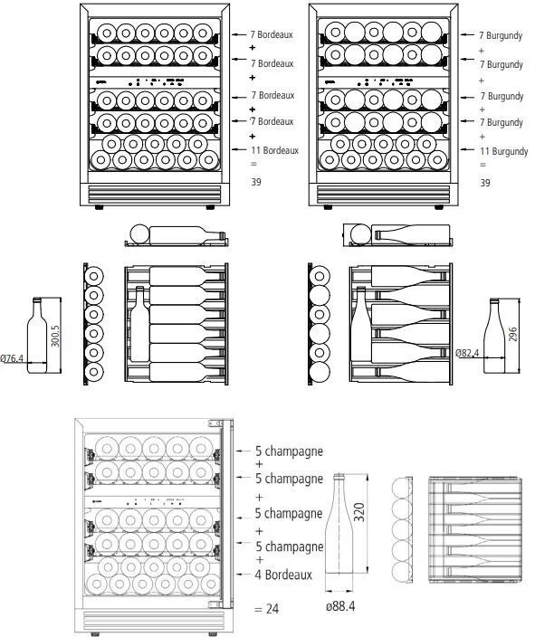 Caple Built In Wine Cooler WI6161 - Fully Integrated - Image 3