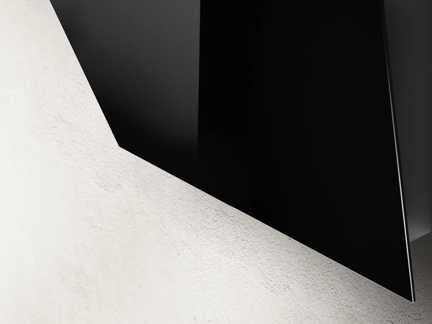 Elica Angled Hood MAJ-ND-BLK-90 - Black - Image 3