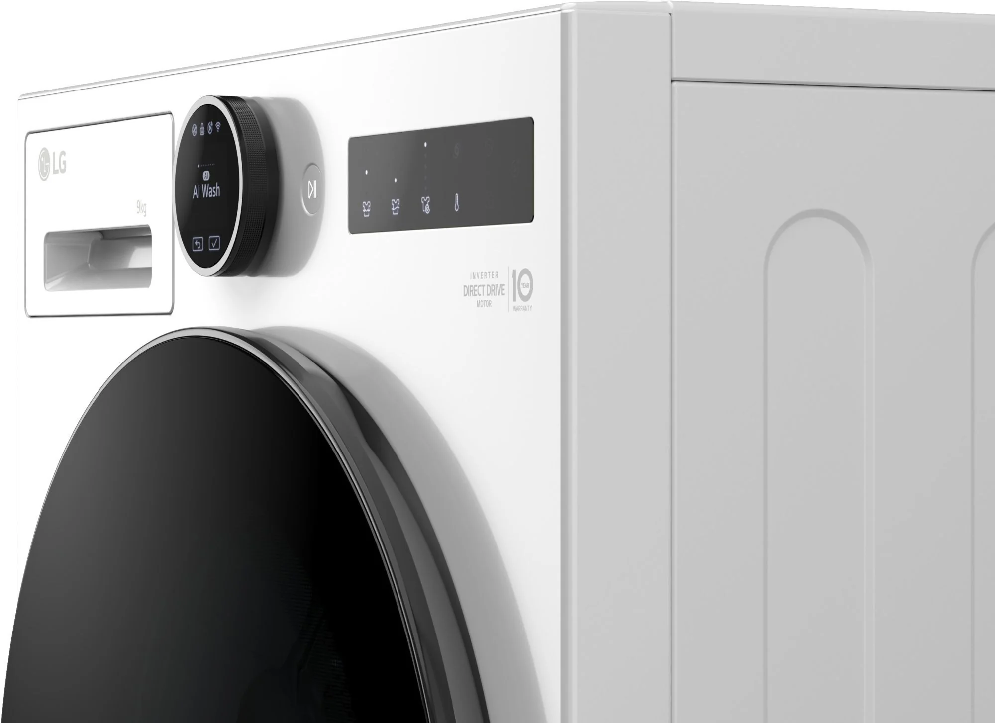 LG Freestanding Washing Machine F4X7009TWB - Essence Glossy White - Image 5