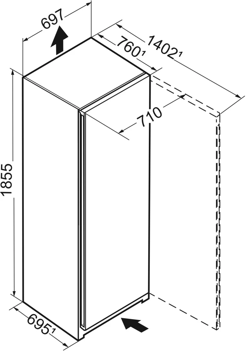 Liebherr Freestanding Upright Freezer Frost Free FNC7227 - White - Image 7