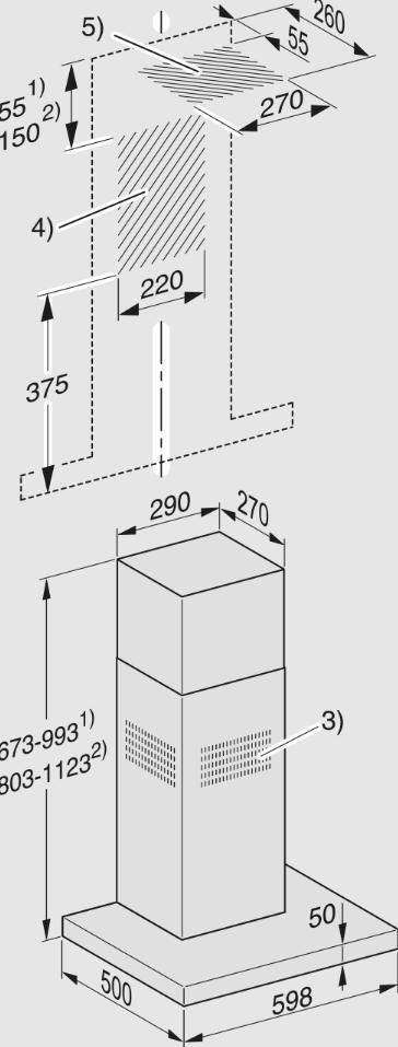 Miele Wall Mounted Hood DAW1620-EDST - Stainless Steel - Image 4