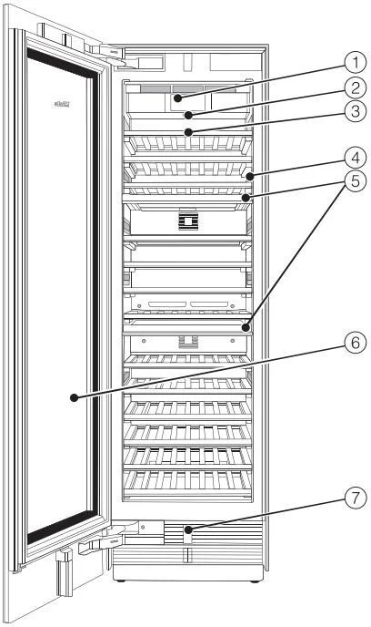 Miele Built In Wine Cooler KWT2612-VI - Tinted Glass - Image 9