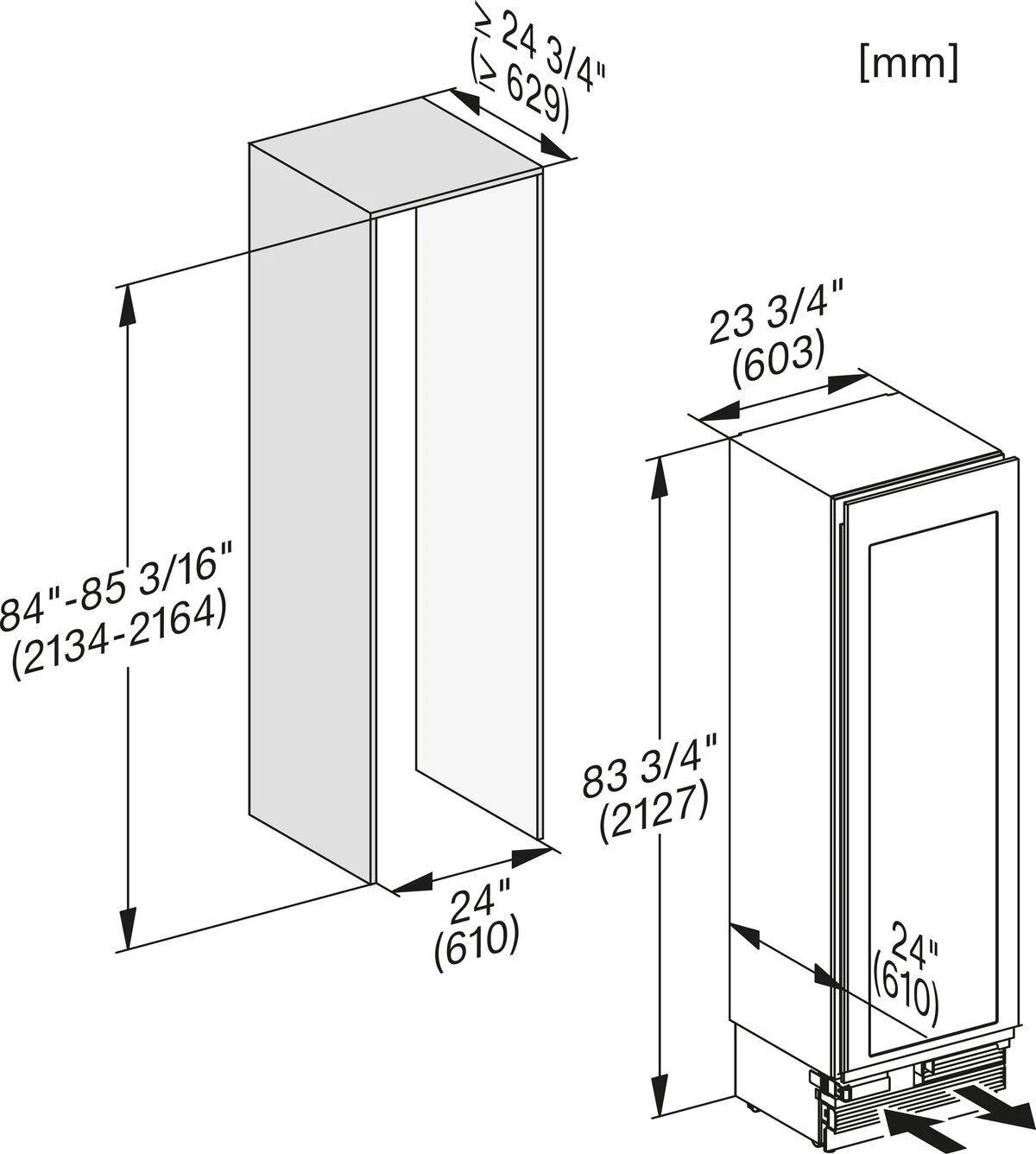 Miele Built In Wine Cooler KWT2672-VIS - Tinted Glass - Image 8