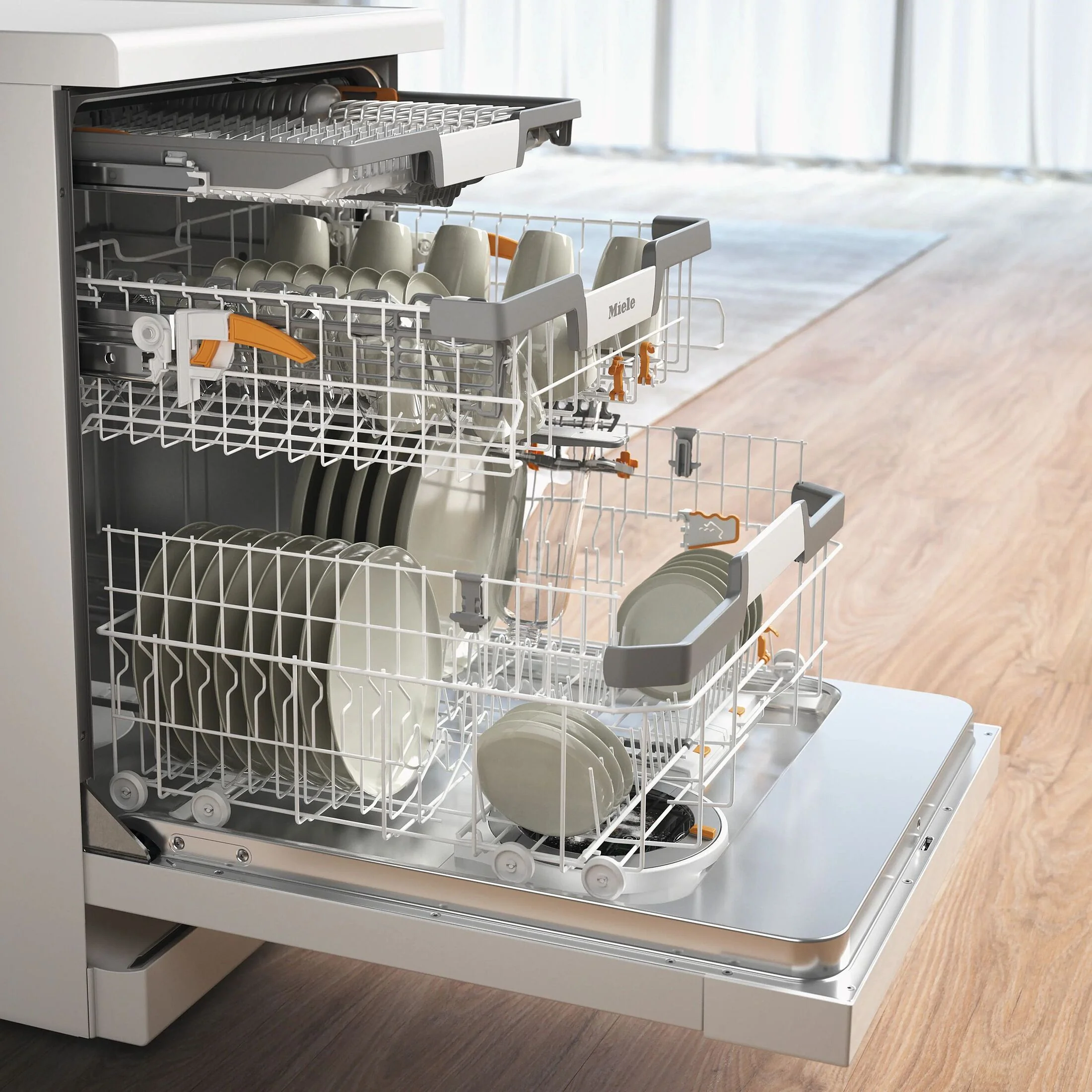 Miele Freestanding 60 Cm Dishwasher G7600SC - White - Image 4