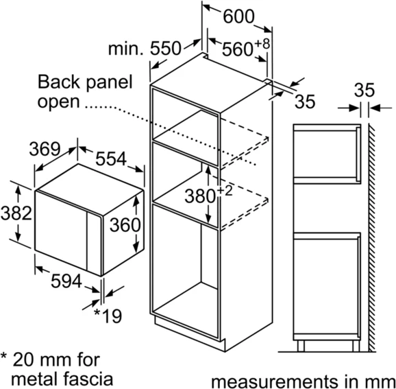 NEFF Microwave HLAWD53N0B - Stainless Steel / Black - Image 7