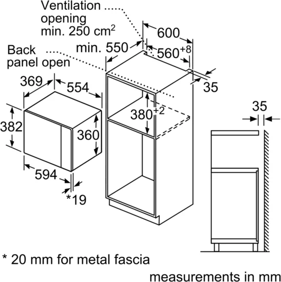 NEFF Microwave HLAWD53N0B - Stainless Steel / Black - Image 8