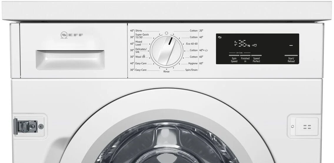 NEFF Built In Washing Machine Fully W543BX2GB - Fully Integrated - Image 3